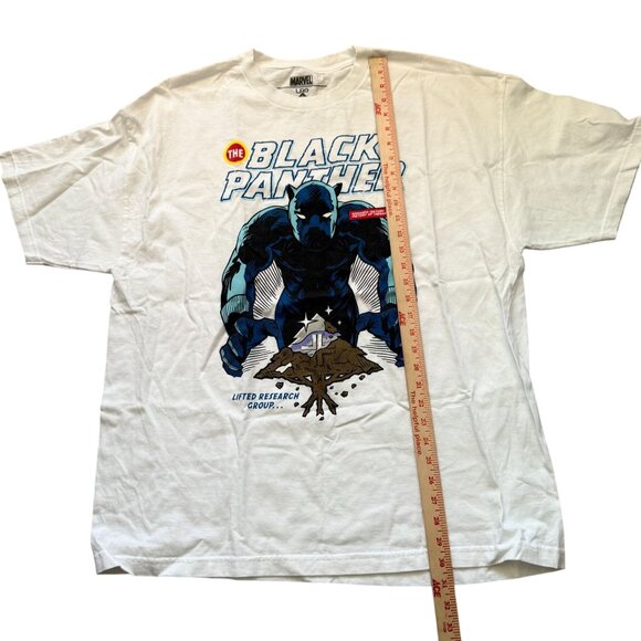 Marvel LRG the Black Panther Comics Graphic-Print T-Shirt Men's Size 2XL White - Picture 6 of 8